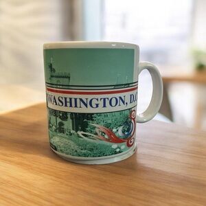 Washington D.C. 16-18ox Ceramic Mug - Green 1998